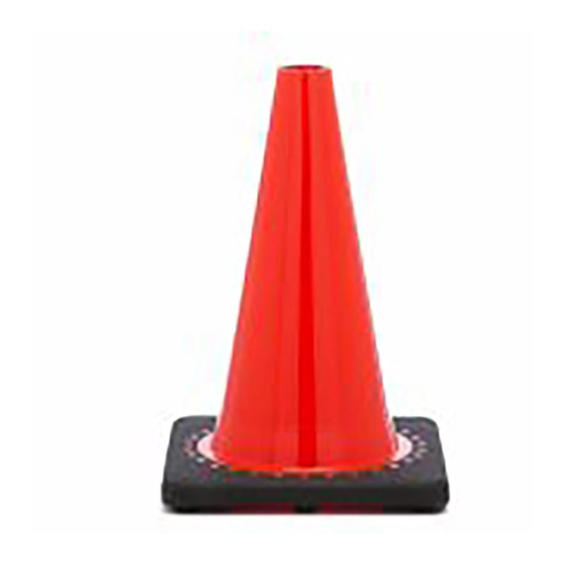 wyler_enterprises_TrafficSafety_TrafficConeBarrierPost_Traffic Cone Rubberized 13inches