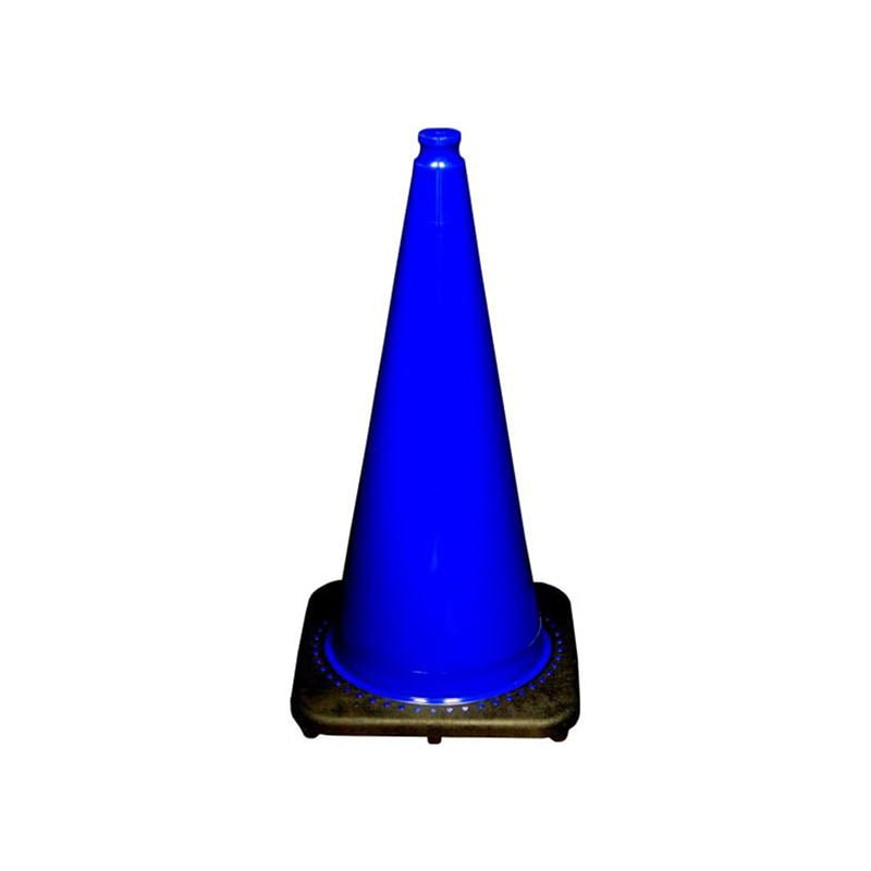 wyler_enterprises_TrafficSafety_TrafficConeBarrierPost_Traffic-Cone-Rubberized-Blue-28inches
