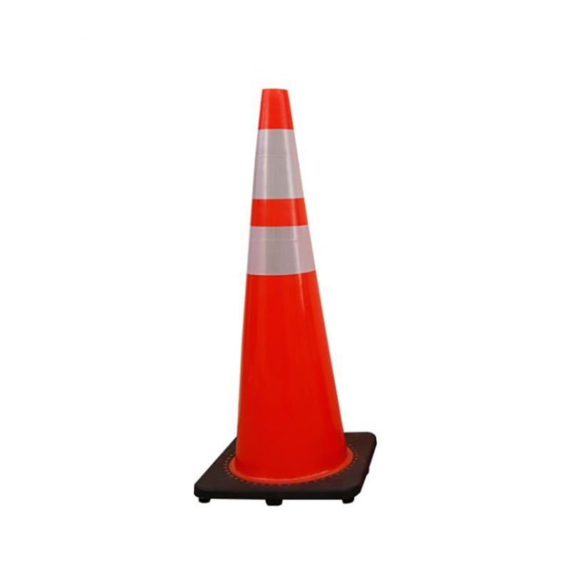 wyler_enterprises_TrafficSafety_TrafficConeBarrierPost_Traffic Cone Rubberized Orange 36inches 6 4 sticker